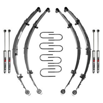 Skyjacker® - 4" x 3"-4" Softride™ Front and Rear Suspension Lift Kit