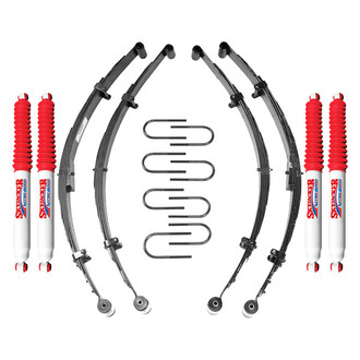 Skyjacker® - 4" x 3"-4" Softride™ Front and Rear Suspension Lift Kit