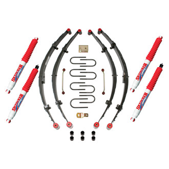 Skyjacker® - 4" x 3"-3.5" Sport Coil Spring Front and Rear Suspension Lift Kit