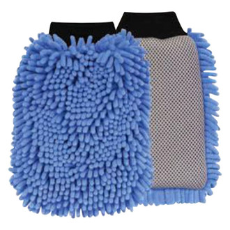 SM Arnold® - 7.5" x 10.5" Microfiber 2-n-1 Chenille Scrubber Wash Mitt