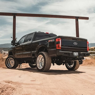 Smittybilt® - Adventure Series Full Width Black Powder Coated Rear HD Bumper