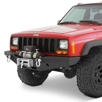 Smittybilt® - XRC Full Width Matte Black Front Winch HD Bumper