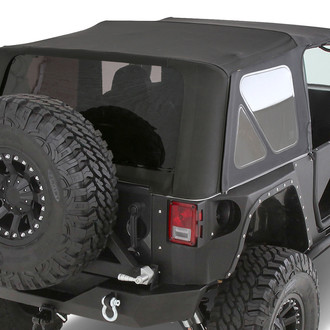 Smittybilt® - Factory Replacement Black Diamond Soft Top