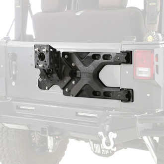 Smittybilt® - Pivot Oversize Black Heavy Duty Tire Carrier