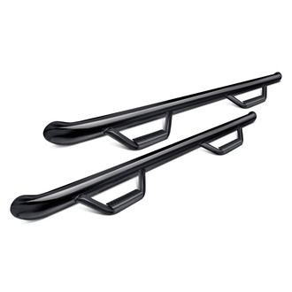 Smittybilt® - 2" Black Round Nerf Steps