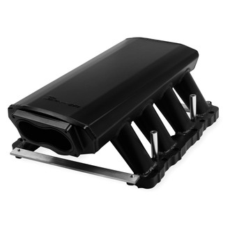 Sniper® - Hi-Ram Sheet Metal Black Anodized EFI Fabricated Intake Manifold and Fuel Rail Kit