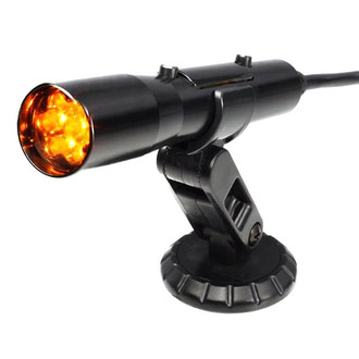 Sniper® - Standalone Black Tube Shift Light with Yellow LED, OBD-ll Plug Connection