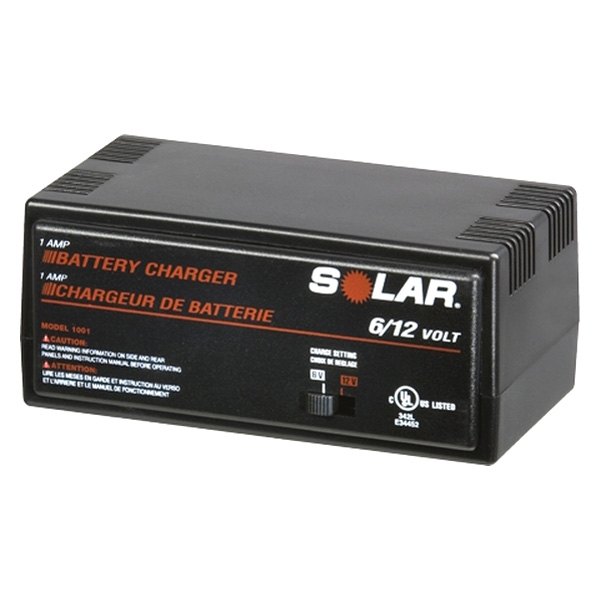 Solar® - 6 V/12 V Portable Battery Charger