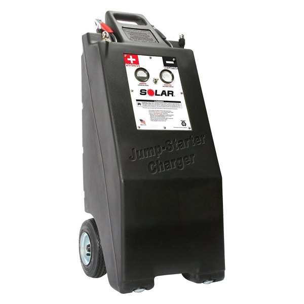 Solar® - 12 V Wheeled Commercial Battery Charger and Engine Starter with Air Compressor