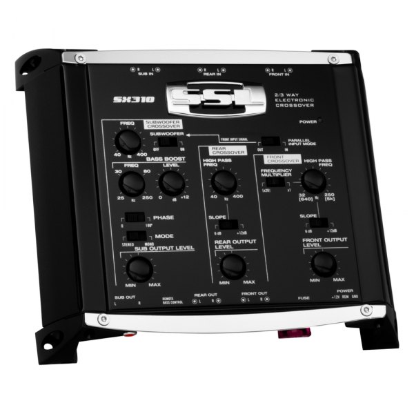 Sound Storm Lab® - 2-3 Way Electronic Audio Crossover with Remote Subwoofer Level Control