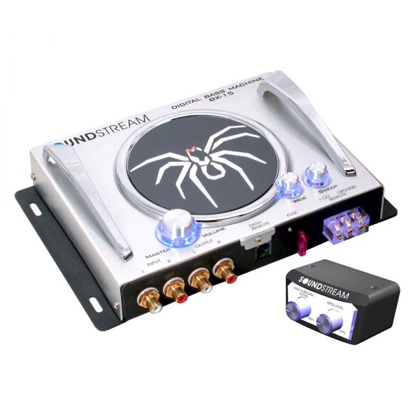 Soundstream® - Digital Bass Reconstruction Sound Processor with Illuminated Logo and Knobs