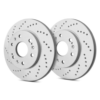 Cross Drilled Style ZRC Rotors