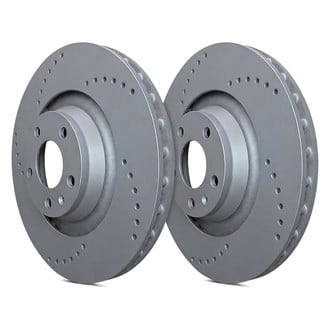 SP Performance® - Cross Drilled 1-Piece Brake Rotors