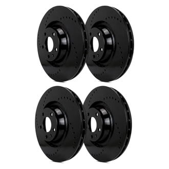 SP Performance® - Cross Drilled 1-Piece Brake Rotors