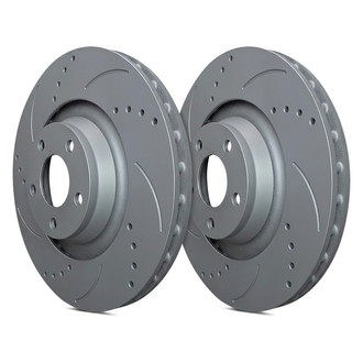 SP Performance® - Drilled and Slotted 1-Piece Brake Rotors