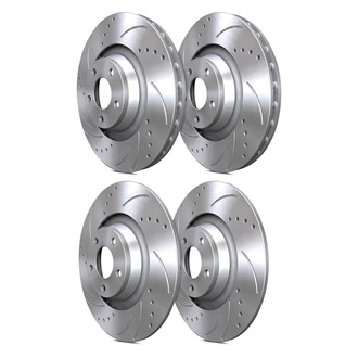 SP Performance® - Drilled and Slotted 1-Piece Brake Rotors