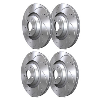 SP Performance® - Drilled and Slotted 1-Piece Brake Rotors