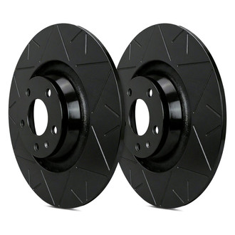 SP Performance® - Peak Slotted 1-Piece Rear Brake Rotors