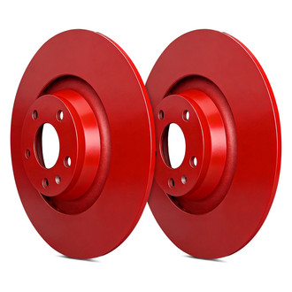 SP Performance® - Premium Plain 1-Piece Rear Brake Rotors