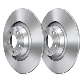 SP Performance® - Premium Plain 1-Piece Rear Brake Rotors