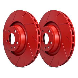 SP Performance® - Slotted 1-Piece Front Brake Rotors