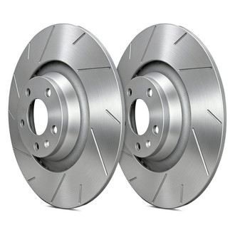 SP Performance® - Slotted 1-Piece Rear Brake Rotors