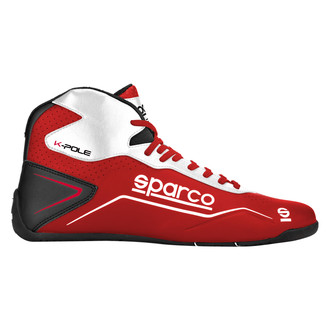 Sparco® - K-Pole Series Red/White 30 Kart Racing Boots