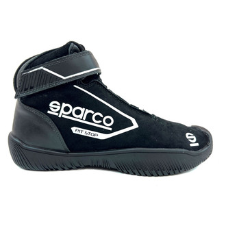 Sparco® - Pit Stop 2 Series Black 7.5 Racing Shoes