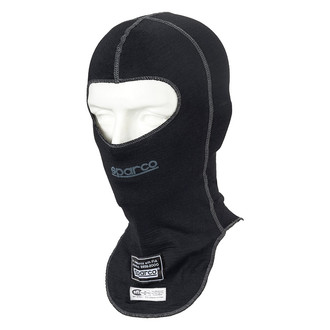 Sparco® - Shield RW-9 Series Black X-Large/2X-Large Extra Flat Seams Balaclava