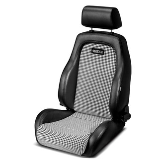 Sparco® - GT Series Street Sport Seat, Black and White