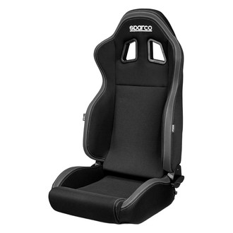 Sparco® - R100 MY22 Series 3D Fabric Sport Seat, Black/Gray