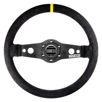 Sparco® - 2-Spoke R215 Series Competition Black Leather Steering Wheel