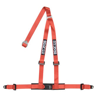 Sparco® - 3-Point Bolt-In Fixing Buckle Latch Street Racing Harness, Pull down Style; 2"-2"
