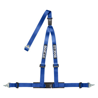Sparco® - 3-Point Snap On Fixing Double Release Buckle Latch Street Racing Harness