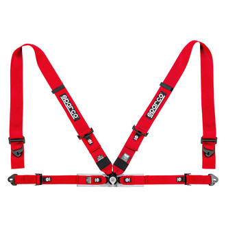 Sparco® - 4-Point 3"x2" Competition Harness Set, Red