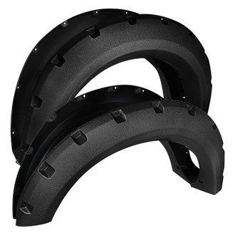 Spec-D® - Rivet Textured Black Front and Rear Fender Flares