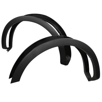 Spec-D® - Factory Style Black Front and Rear Fender Flares