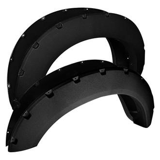Spec-D® - Rivet Textured Black Front and Rear Fender Flares
