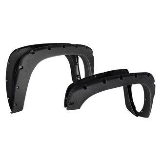 Spec-D® - Rivet Textured Black Front and Rear Fender Flares