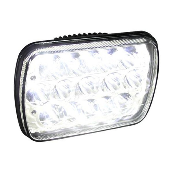 Spec-D® - 7x6" Rectangular Chrome LED Headlight