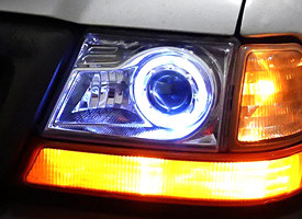 Chrome Halo Projector Headlight