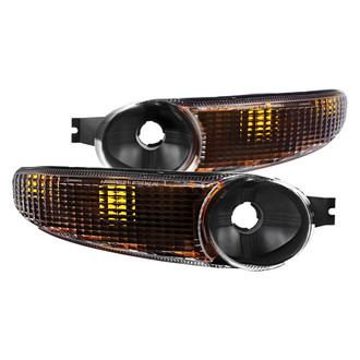 Spec-D® - Matte Black Factory Style Turn Signal/Parking Lights