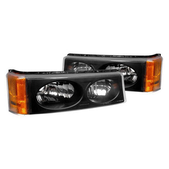 Spec-D® - Black Crystal Turn Signal/Parking Lights
