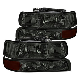 Spec-D® - Driver and Passenger Side Chrome/Smoke Headlights