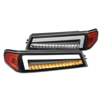Spec-D® - Matte Black LED Turn Signal/Parking Lights