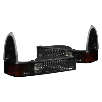 Spec-D® - Chrome Smoke/Amber Factory Style Turn Signal/Parking Lights