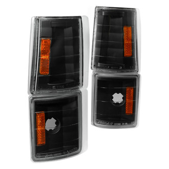 Spec-D® - Black Crystal Turn Signal/Corner Lights