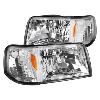 Spec-D® - Driver and Passenger Side Chrome Euro Headlights