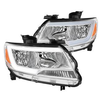 Spec-D® - Driver and Passenger Side Chrome LED Euro Headlights