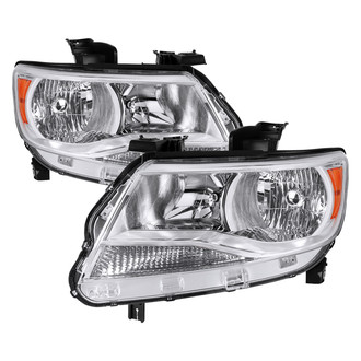 Spec-D® - Driver and Passenger Side Chrome Headlights